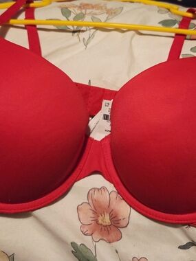 Pink By Victoria's Secret Smooth Red Push Up Bra 36D